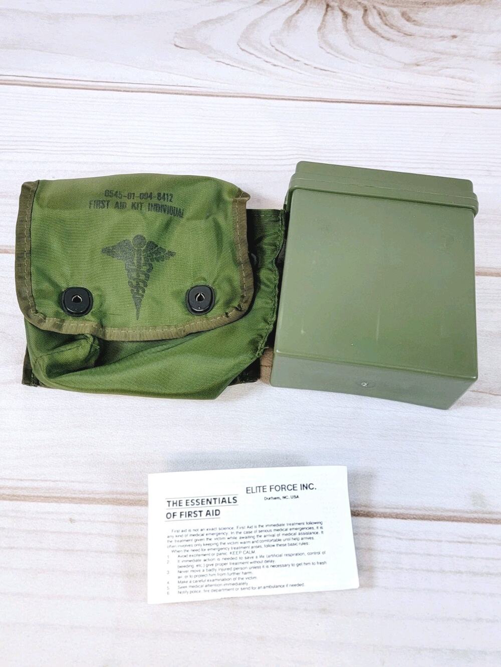 US Military Issue First Aid Kit 6545-01-094-6142 New